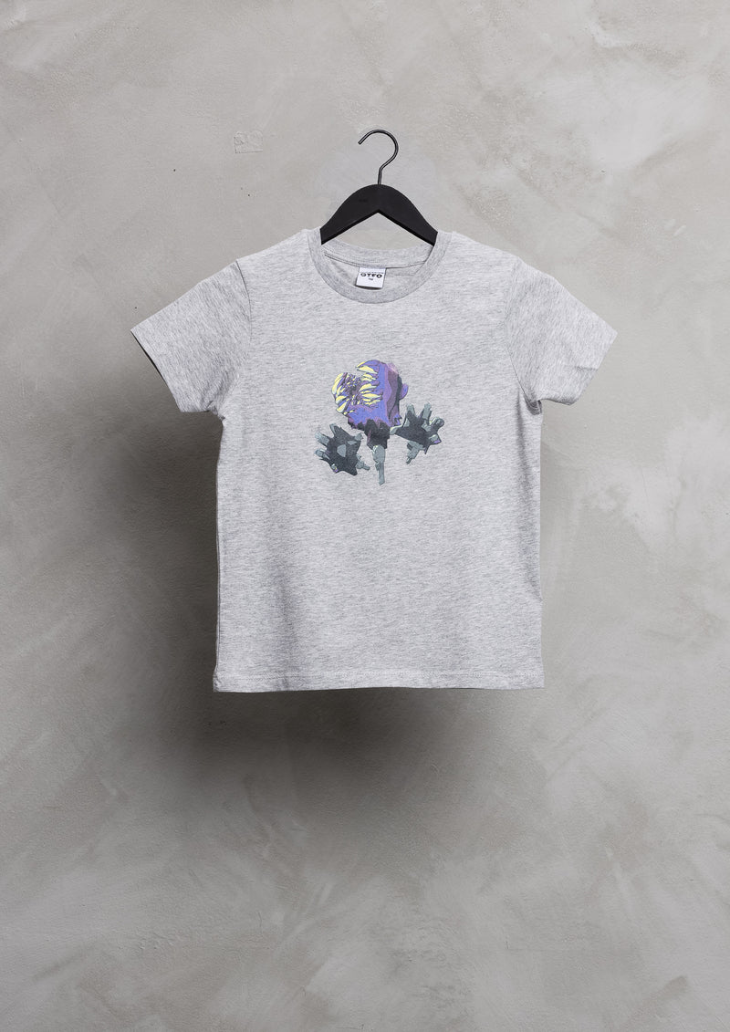 GTFO Kids T-shirt 3 Small Logo - Grey
