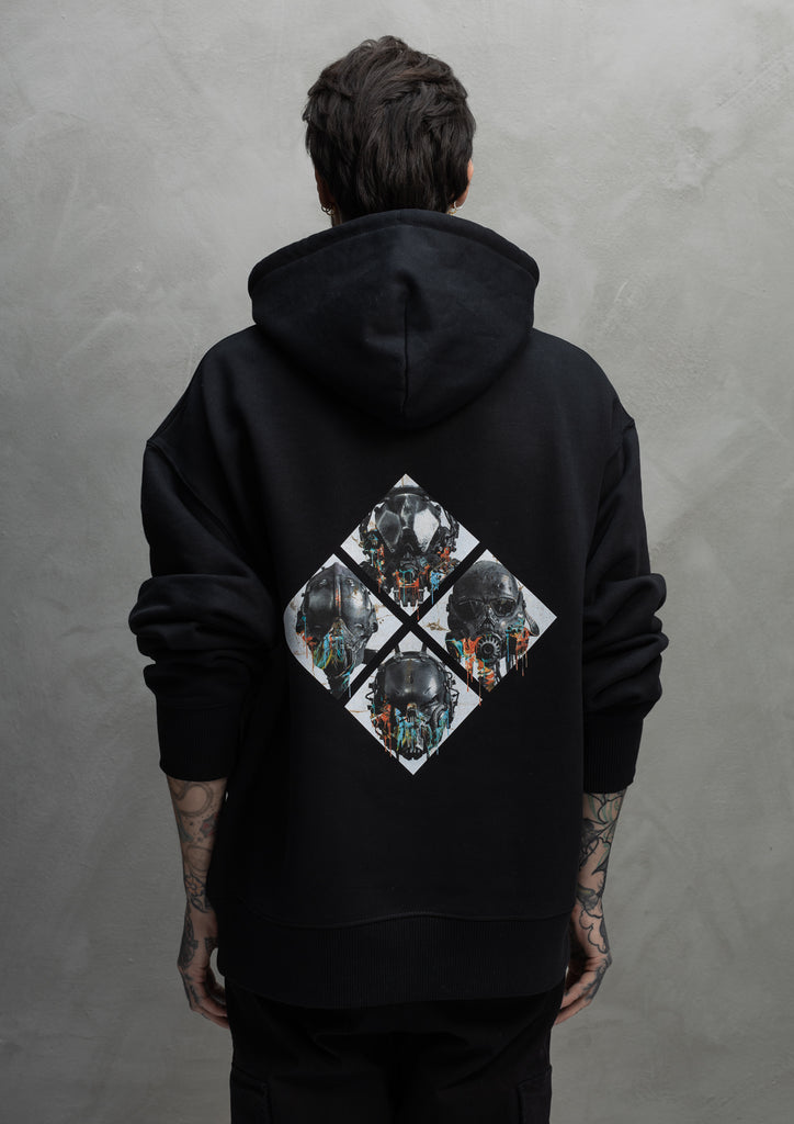 GTFO Heavy hoodie - Diamond masks